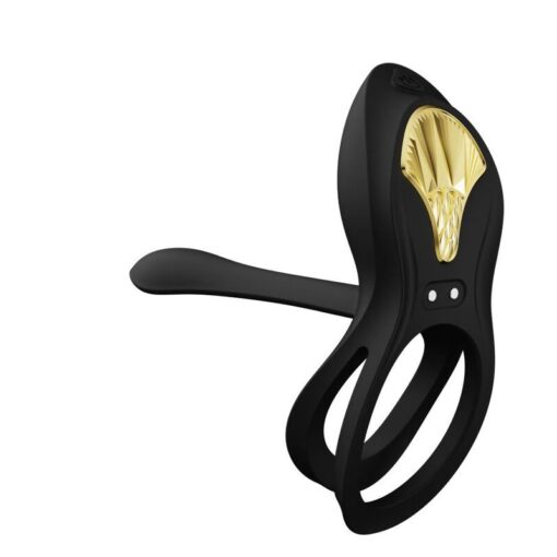 ZALO – BAYEK ANILLO VIBRADOR CONTROL REMOTO PAREJAS NEGRO - intimamenities.com
