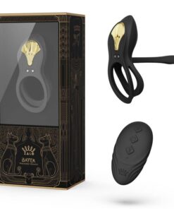 ZALO – BAYEK ANILLO VIBRADOR CONTROL REMOTO PAREJAS NEGRO - intimamenities.com