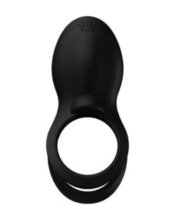ZALO – BAYEK ANILLO VIBRADOR CONTROL REMOTO PAREJAS NEGRO - intimamenities.com