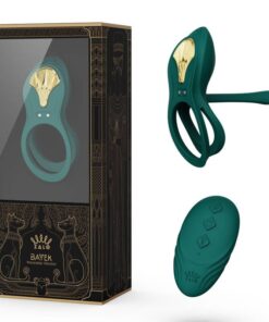 ZALO – BAYEK ANILLO VIBRADOR CONTROL REMOTO PAREJAS VERDE - intimamenities.com