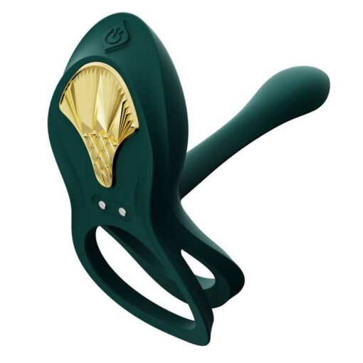 ZALO – BAYEK ANILLO VIBRADOR CONTROL REMOTO PAREJAS VERDE - intimamenities.com