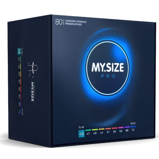 MY SIZE – PRO PRESERVATIVOS 45 MM 80 UNIDADES - intimamenities.com