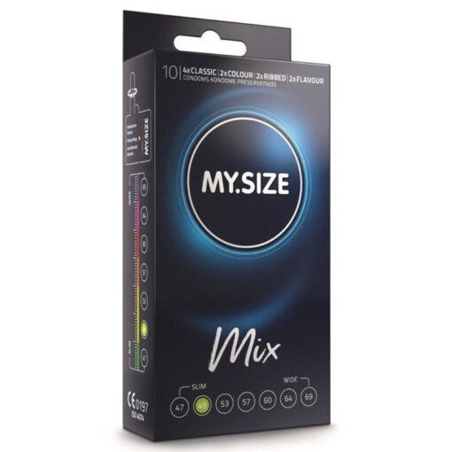 MY SIZE – MIX PRESERVATIVOS 49 MM 10 UNIDADES - intimamenities.com