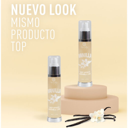 SECRETPLAY – LUBRICANTE 2-1 EFECTO CALOR VAINILLA 50 ML - intimamenities.com