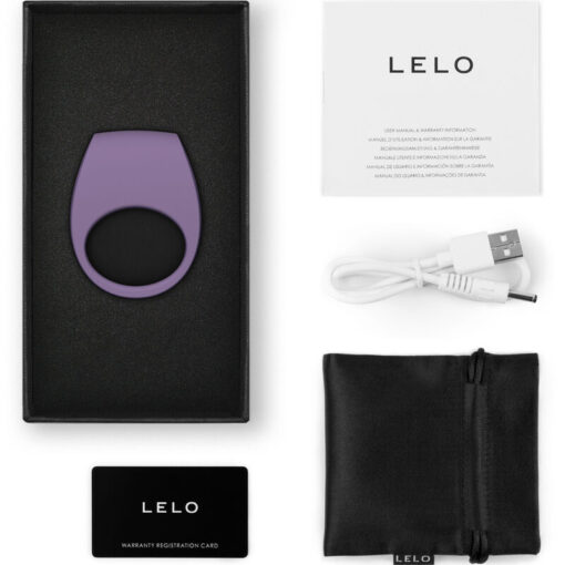 LELO – TOR 3 ANILLO VIBRADOR VIOLETA - intimamenities.com