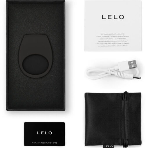 LELO – TOR 3 ANILLO VIBRADOR NEGRO - intimamenities.com