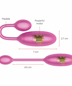 ONINDER – DENVER HUEVO VIBRADOR ROSA 7 X 2.7 CM – APP GRATUITA - intimamenities.com