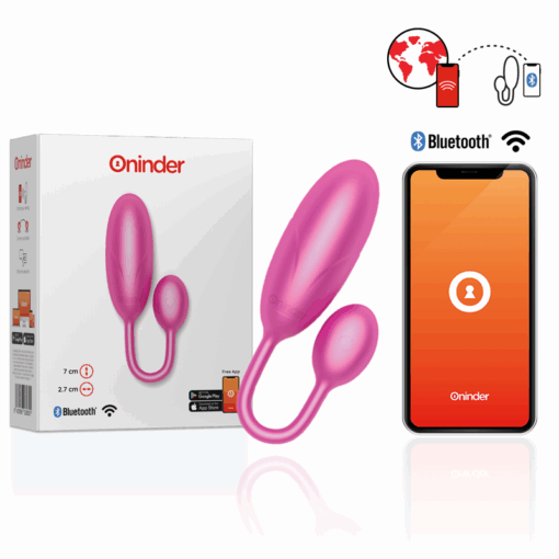 ONINDER – DENVER HUEVO VIBRADOR ROSA 7 X 2.7 CM – APP GRATUITA - intimamenities.com
