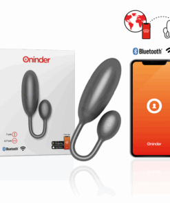 ONINDER – DENVER HUEVO VIBRADOR NEGRO 7 X 2.7 CM – APP GRATUITA - intimamenities.com
