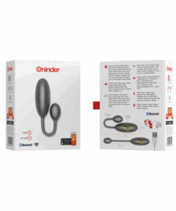 ONINDER – DENVER HUEVO VIBRADOR NEGRO 7 X 2.7 CM – APP GRATUITA - intimamenities.com