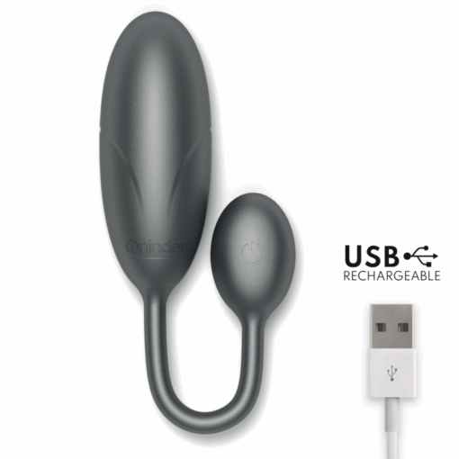 ONINDER – DENVER HUEVO VIBRADOR NEGRO 7 X 2.7 CM – APP GRATUITA - intimamenities.com