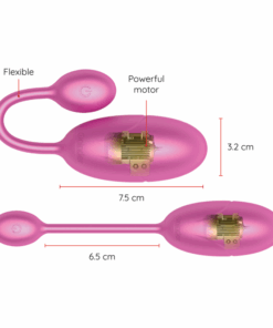 ONINDER – TOKYO HUEVO VIBRADOR ROSA 7.5 X 3.2 CM – APP GRATUITA - intimamenities.com