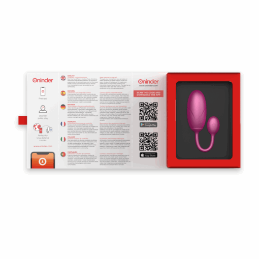 ONINDER – TOKYO HUEVO VIBRADOR ROSA 7.5 X 3.2 CM – APP GRATUITA - intimamenities.com