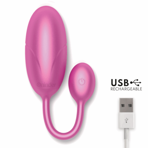 ONINDER – TOKYO HUEVO VIBRADOR ROSA 7.5 X 3.2 CM – APP GRATUITA - intimamenities.com