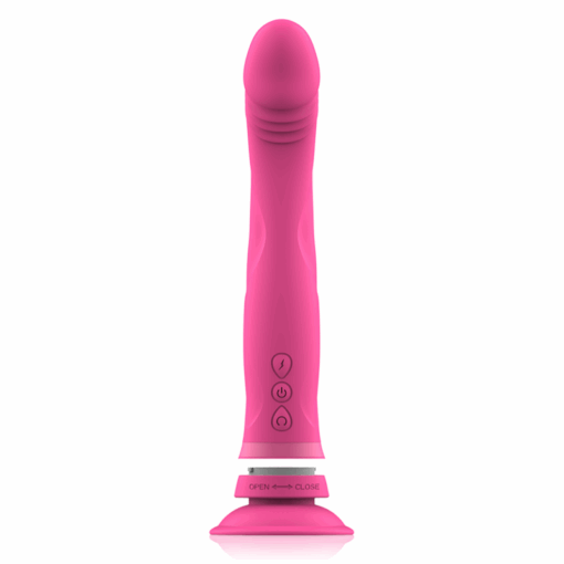 INTENSE – MICHELANGELO DILDO VIBRADOR SILICONA ROSA - intimamenities.com