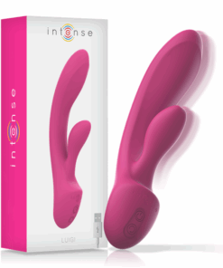 INTENSE – LUIGI VIBRADOR RABBIT SILICONA LIQUIDA ROSA - intimamenities.com
