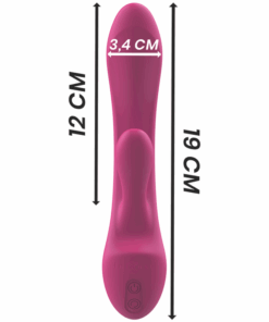 INTENSE – LUIGI VIBRADOR RABBIT SILICONA LIQUIDA ROSA - intimamenities.com