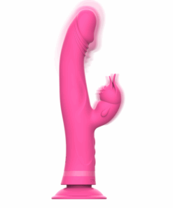 INTENSE – JULIO VIBRADOR RABBIT SILICONA ROSA - intimamenities.com