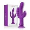 INTENSE – CASANOVA VIBRADOR RABBIT SILICONA TRIPLE MOTOR MORADO - intimamenities.com