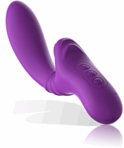 INTENSE – HARRY VIBRADOR FLEXIBLE CON LENGUA MORADO - intimamenities.com