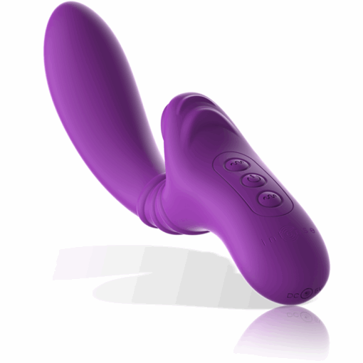 INTENSE – HARRY VIBRADOR FLEXIBLE CON LENGUA MORADO - intimamenities.com