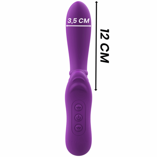 INTENSE – HARRY VIBRADOR FLEXIBLE CON LENGUA MORADO - intimamenities.com