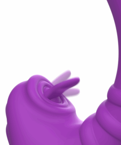 INTENSE – HARRY VIBRADOR FLEXIBLE CON LENGUA MORADO - intimamenities.com