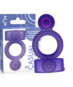 CASUAL LOVE – RING DOUBLE PLEASURE ANILLO LILA - intimamenities.com