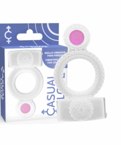 CASUAL LOVE – RING DOUBLE PLEASURE ANILLO TRANSPARENTE - intimamenities.com
