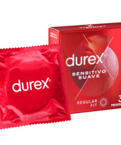 DUREX – SENSITIVO SUAVE 3 UNIDADES - intimamenities.com