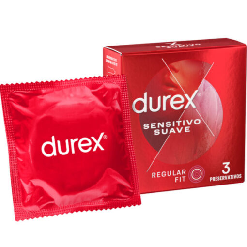 DUREX – SENSITIVO SUAVE 3 UNIDADES - intimamenities.com