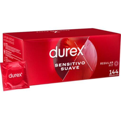 DUREX – SENSITIVO SUAVE 144 UNIDADES - intimamenities.com