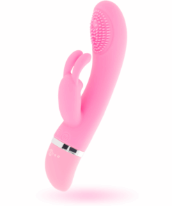 INTENSE – SUSY VIBRADOR OSCILANTE SILICON RABBIT ROSA - intimamenities.com