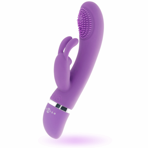 INTENSE – SUSY VIBRADOR OSCILANTE SILICONA RABBIT LILA - intimamenities.com