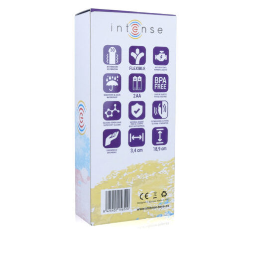 INTENSE – HILARI VIBRADOR LILA SILICONA LUXE - intimamenities.com