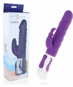 INTENSE – BOBBLE VIBRADOR ROTADOR SILICONA LILA - intimamenities.com