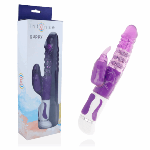 INTENSE – GUPPY VIBRADOR ROTADOR LILA - intimamenities.com