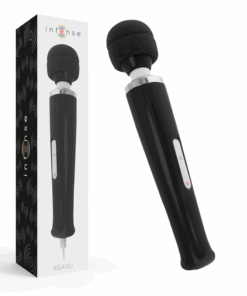 INTENSE – KEANU WAND MASAJEADOR NEGRO - intimamenities.com