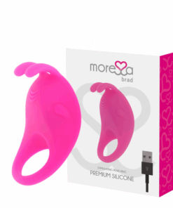 MORESSA – BRAD PREMIUM SILICONE RECARGABLE ROSA - intimamenities.com