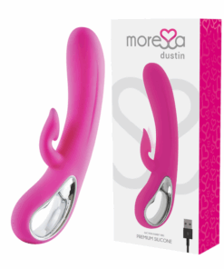 MORESSA – DUSTIN ONDAS ESTIMULADORAS CLITORIAL Y POTENTE VIBRACIÓN PREMIUM SILICONE RECARGABLE - intimamenities.com