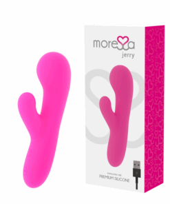MORESSA – JERRY CLIP VIBRADOR PUNTO G Y CLITORIS PREMIUM SILICONE RECARGABLE - intimamenities.com