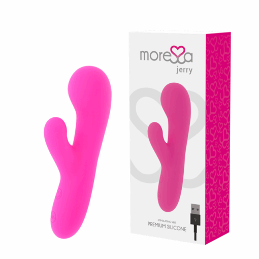 MORESSA – JERRY CLIP VIBRADOR PUNTO G Y CLITORIS PREMIUM SILICONE RECARGABLE - intimamenities.com