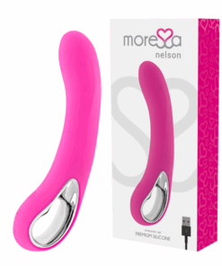 MORESSA – NELSON MASAJEADOR PUNTO G PREMIUM SILICONE RECARGABLE - intimamenities.com