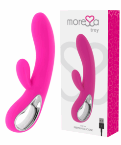 MORESSA – TROY MASAJEADOR PUNTO G Y CLITORIS PREMIUM SILICONE RECARGABLE - intimamenities.com