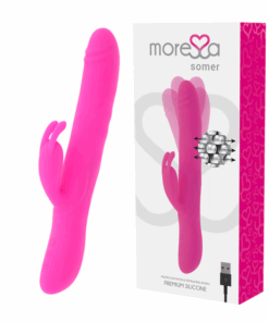 MORESSA – SOMER ROTADOR PERLADO Y POTENTE VIBRACIÓN SILICONA PREMIUM - intimamenities.com