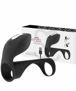 MORESSA – BRANDON POTENTE ANILLO VIBRADOR CON FUNDA DE ENGROSAMIENTO MASCULINO - intimamenities.com