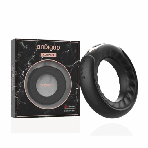 ANBIGUO – ADRIANO ANILLO VIBRADOR COMPATIBLE CON WATCHME WIRELESS TECHNOLOGY - intimamenities.com