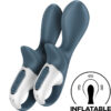 SATISFYER – AIR PUMP BOOTY 2 GRIS OSCURO - intimamenities.com