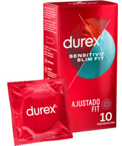 DUREX – SENSITIVO SLIM FIT 10 UNIDADES - intimamenities.com