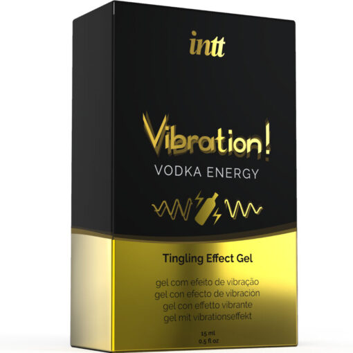 INTT – POTENTE ESTIMULANTE ÍNTIMO GEL VIBRADOR LIQUIDO VODKA 15ML - intimamenities.com